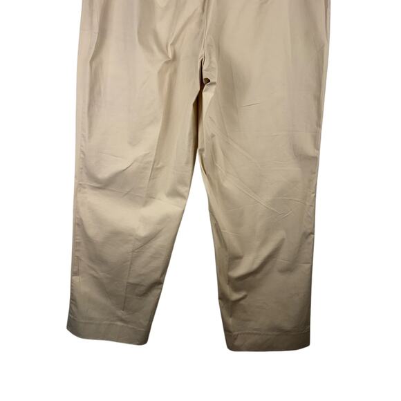 George Woman 16W City Chic Fruit Khaki Cream Wide Leg Trousers Business Casual - Picture 4 of 9